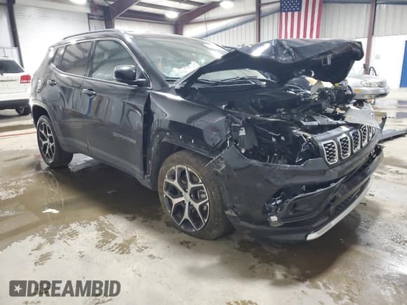 ✅ 2024 Jeep Compass Limited • VIN: 3C4NJDCN3RT161346 • Lot: 57380145. Wystawiony na Copart z przebiegiem 11 344 mil. Bezpłatny archiwum sprzedaży aukcyjnych z USA i szczegółowy raport historii pojazdu na DreamBid. Zdjęcie 4.