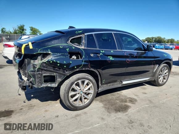 ✅ 2019 BMW X4 xDrive30i • VIN: 5UXUJ3C56KLG56035 • Лот: 90992445. Опубликован ранее на Copart с пробегом 104 242 миль. Бесплатный доступ к архиву аукционных продаж из США и подробный отчёт об истории автомобиля на DreamBid. Изображение 3.