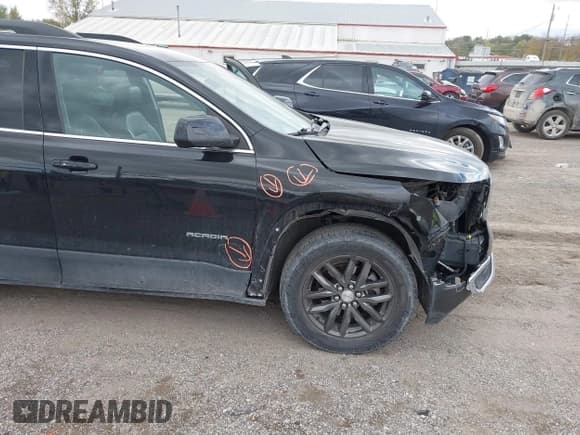 ✅ 2017 GMC Acadia SLT • VIN: 1GKKNULS8HZ205625 • Lot: 43498690. Listed on IAAI with 126,969 mi. Free auction sales archive from the USA and detailed vehicle history report at DreamBid. Image 12.