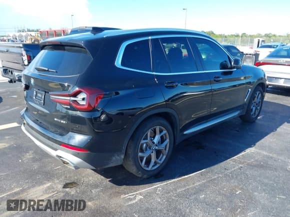 ✅ 2024 BMW X3 sDrive30i • VIN: WBX47DP05RN313770 • Lot: 43221835. Listed on IAAI with 5,328 mi. Free auction sales archive from the USA and detailed vehicle history report at DreamBid. Image 4.