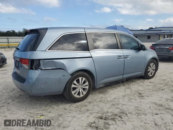 ✅ 2014 Honda Odyssey EX • VIN: 5FNRL5H46EB073529 • Lot: 90474395. Listed on Copart with 138,071 mi. Free auction sales archive from the USA and detailed vehicle history report at DreamBid. Image 3.
