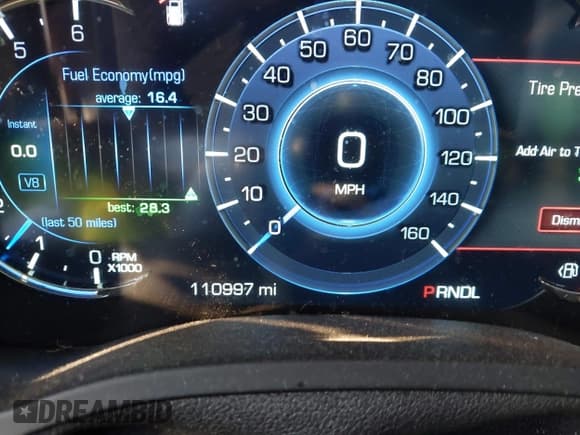 ✅ 2017 Cadillac Escalade Premium Luxury • VIN: 1GYS3CKJ6HR165141 • Lot: 43691568. Listed on IAAI with 110,997 mi. Free auction sales archive from the USA and detailed vehicle history report at DreamBid. Image 15.