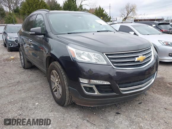 ✅ 2015 Chevrolet Traverse LT • VIN: 1GNKRHKD6FJ159774 • Lot: 43821983. Listed on IAAI with 206,525 mi. Free auction sales archive from the USA and detailed vehicle history report at DreamBid. Image 1.
