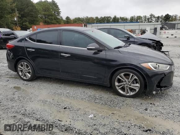 2017 Hyundai Elantra SE with VIN 5NPD84LF7HH054024, listed as a Copart auction lot 90124995 with 119,109 mi miles and Clean title. Bid and sale history available at DreamBid. Image 4.