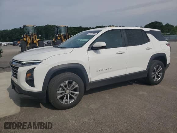 2025 Chevrolet Equinox FWD LT с VIN 3GNAXHEG0SL220708, выставлен на аукционе Copart как лот 60888135 с пробегом 10 087 миль миль и Чистый • Clean title. История ставок и продаж доступна на DreamBid. Изображение 1.