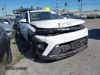 2024 Hyundai Kona SEL with VIN KM8HB3ABXRU095845, listed as a IAAI auction lot 43248532 with 14,788 mi miles and . Bid and sale history available at DreamBid. Image 1.