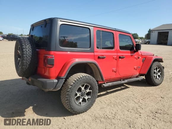 ✅ 2020 Jeep Wrangler Unlimited Rubicon • VIN: 1C4HJXFGXLW327195 • Lot: 80705545. Wystawiony na Copart z przebiegiem 39 772 mil. Bezpłatny archiwum sprzedaży aukcyjnych z USA i szczegółowy raport historii pojazdu na DreamBid. Zdjęcie 3.