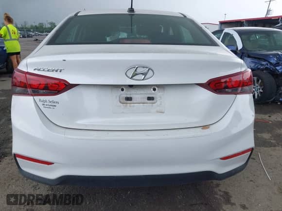 2022 Hyundai Accent SE with VIN 3KPC24A6XNE190194, listed as a IAAI auction lot 42116360 with 8,221 mi miles and . Bid and sale history available at DreamBid. Image 17.