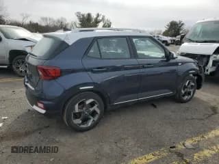 ✅ 2021 Hyundai Venue Denim • VIN: KMHRC8A30MU081694 • Lot: 45581565. Listed on Copart with 88,034 mi. Free auction sales archive from the USA and detailed vehicle history report at DreamBid. Image 3.