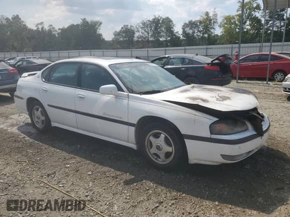 2001 Chevrolet Impala LS with VIN 2G1WH55K119359691, listed as a Copart auction lot 69415354 with Not provided miles and Salvage title. Bid and sale history available at DreamBid. Image 4.