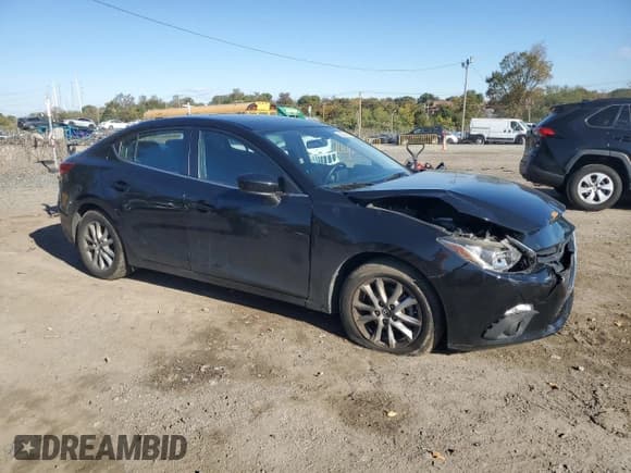 ✅ 2015 Mazda 3 i Touring • VIN: JM1BM1V75F1269350 • Lot: 85866365. Listed on Copart with 102,588 mi. Free auction sales archive from the USA and detailed vehicle history report at DreamBid. Image 4.