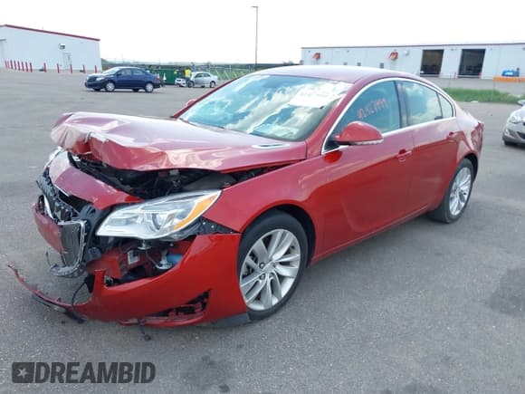 ✅ 2015 Buick Regal • VIN: 2G4GK5EX1F9296300 • Lot: 42427999. Listed on IAAI with 74,777 mi. Free auction sales archive from the USA and detailed vehicle history report at DreamBid. Image 2.
