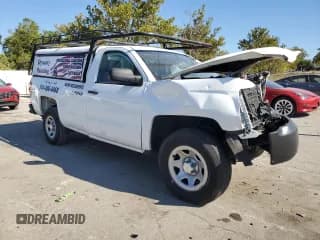 ✅ 2018 Chevrolet Silverado 1500 Work Truck • VIN: 1GCNCNEH0JZ269542 • Lot: 84954115. Wystawiony na Copart z przebiegiem Nie podano. Bezpłatny archiwum sprzedaży aukcyjnych z USA i szczegółowy raport historii pojazdu na DreamBid. Zdjęcie 4.