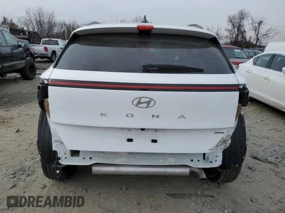 2024 Hyundai Kona SEL с VIN KM8HBCAB6RU051194, выставлен на аукционе Copart как лот 87420244 с пробегом 10 686 миль миль и Списание • Salvage title. История ставок и продаж доступна на DreamBid. Изображение 6.