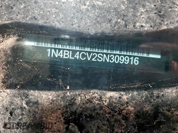 ✅ 2025 Nissan Altima SR • VIN: 1N4BL4CV2SN309916 • Lot: 94794485. Listed on Copart with 26,001 mi. Free auction sales archive from the USA and detailed vehicle history report at DreamBid. Image 12.