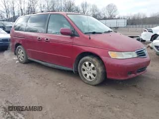 ✅ 2002 Honda Odyssey EX-L • VIN: 2HKRL18902H536489 • Lot: 43840095. Listed on IAAI with 260,945 mi. Free auction sales archive from the USA and detailed vehicle history report at DreamBid. Image 1.