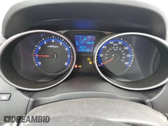 2012 Hyundai Tucson GLS z VIN KM8JUCAC6CU402049, wystawiony jako Copart lot #72261984 z przebiegiem 143 459 mil mil oraz Szkoda całkowita • Salvage title. Historia ofert i sprzedaży dostępna na DreamBid. Obrazek 9.