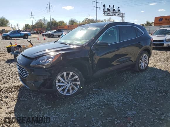 ✅ 2022 Ford Escape Titanium • VIN: 1FMCU9J90NUB53525 • Lot: 89546525. Wystawiony na Copart z przebiegiem 35 033 mil. Bezpłatny archiwum sprzedaży aukcyjnych z USA i szczegółowy raport historii pojazdu na DreamBid. Zdjęcie 1.