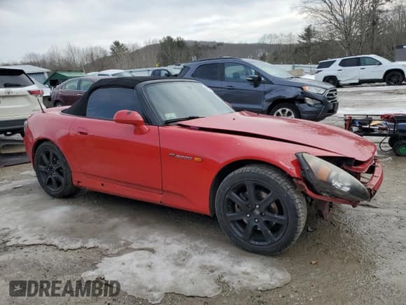 ✅ 2001 Honda S2000 • VIN: JHMAP11421T005500 • Lot: 46263065. Wystawiony na Copart z przebiegiem Nie podano. Bezpłatny archiwum sprzedaży aukcyjnych z USA i szczegółowy raport historii pojazdu na DreamBid. Zdjęcie 4.