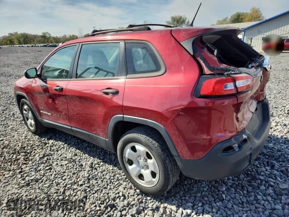 ✅ 2015 Jeep Cherokee Sport • VIN: 1C4PJLAB9FW712025 • Lot: 84808535. Listed on Copart with 101,943 mi. Free auction sales archive from the USA and detailed vehicle history report at DreamBid. Image 2.