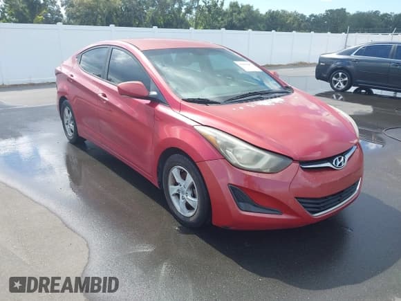 ✅ 2015 Hyundai Elantra SE • VIN: KMHDH4AE8FU279514 • Lot: 43436207. Listed on IAAI with 169,814 mi. Free auction sales archive from the USA and detailed vehicle history report at DreamBid. Image 1.