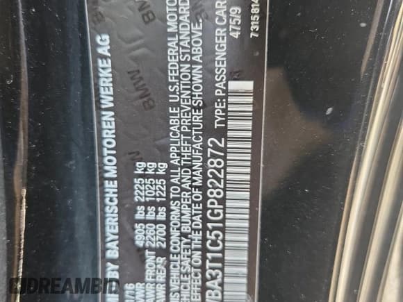 ✅ 2016 BMW 4 Series 428i xDrive • VIN: WBA3T1C51GP822872 • Lot: 62251935. Wystawiony na Copart z przebiegiem 155 812 mil. Bezpłatny archiwum sprzedaży aukcyjnych z USA i szczegółowy raport historii pojazdu na DreamBid. Zdjęcie 12.