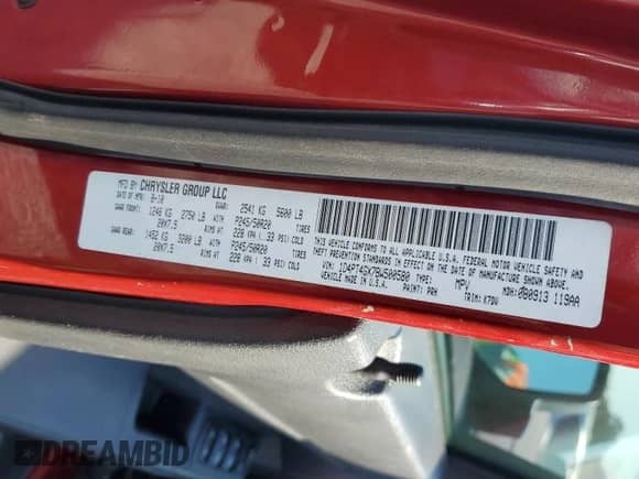 2011 Dodge Nitro Heat с VIN 1D4PT4GX7BW500580, выставлен на аукционе Copart как лот 75766654 с пробегом 162 088 миль миль и Списание • Salvage title. История ставок и продаж доступна на DreamBid. Изображение 13.