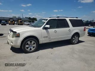 ✅ 2008 Ford Expedition Max Limited • VIN: 1FMFK19578LA70755 • Lot: 54750095. Listed on Copart with 169,916 mi. Free auction sales archive from the USA and detailed vehicle history report at DreamBid. Image 1.