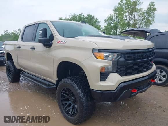 2022 Chevrolet Silverado 1500 Custom Trail Boss with VIN 3GCPDCED5NG679881, listed as a IAAI auction lot 42430820 with 30,910 mi miles and . Bid and sale history available at DreamBid. Image 1.