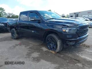 2022 Ram 1500 Big Horn with VIN 1C6RRFFG7NN325122, listed as a IAAI auction lot 43311239 with 31,601 mi miles and . Bid and sale history available at DreamBid. Image 1.
