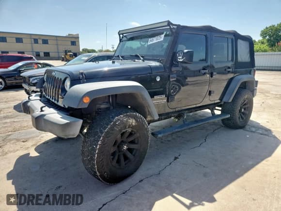 ✅ 2016 Jeep Wrangler Unlimited Freedom • VIN: 1C4BJWDG2GL115627 • Lot: 64671025. Listed on Copart with 187,524 mi. Free auction sales archive from the USA and detailed vehicle history report at DreamBid. Image 1.