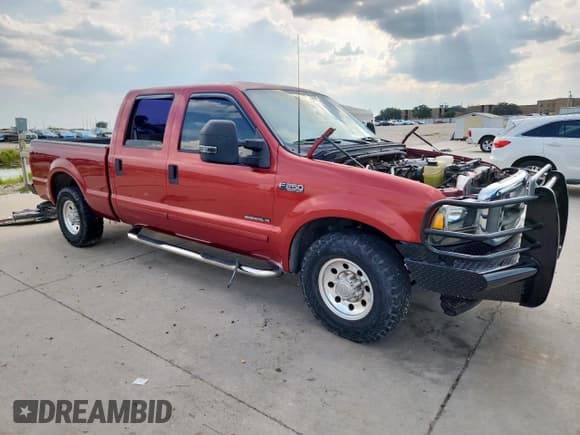 ✅ 2001 Ford F-250 XL • VIN: 1FTNW20F41EB37404 • Lot: 81208345. Listed on Copart with 140,698 mi. Free auction sales archive from the USA and detailed vehicle history report at DreamBid. Image 4.