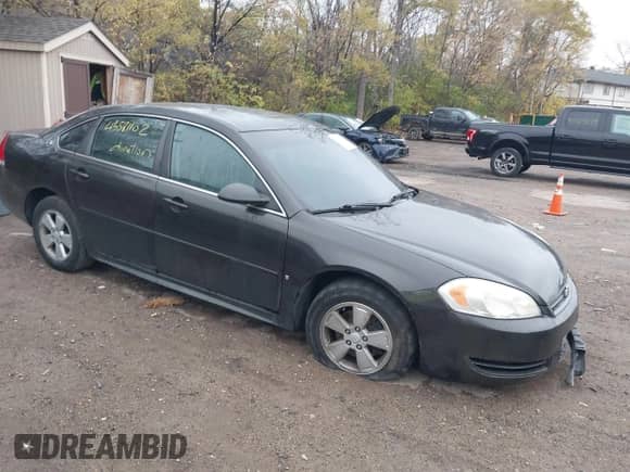 ✅ 2009 Chevrolet Impala LT • VIN: 2G1WT57N391135564 • Lot: 43581102. Listed on IAAI with 94,697 mi. Free auction sales archive from the USA and detailed vehicle history report at DreamBid. Image 1.