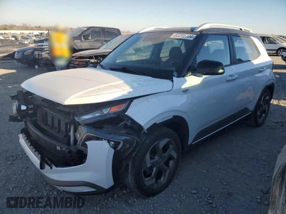 ✅ 2022 Hyundai Venue Limited • VIN: KMHRC8A30NU171588 • Lot: 83205104. Listed on Copart with 58,407 mi. Free auction sales archive from the USA and detailed vehicle history report at DreamBid. Image 1.