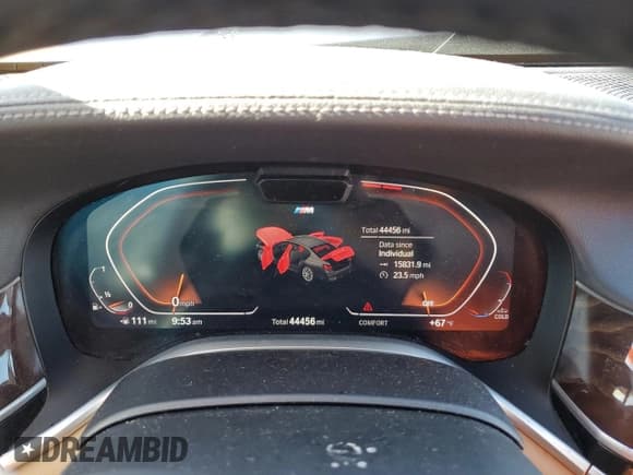 ✅ 2022 BMW 7 Series 750i xDrive • VIN: WBA7U2C07NCJ24747 • Lot: 81967215. Listed on Copart with 44,456 mi. Free auction sales archive from the USA and detailed vehicle history report at DreamBid. Image 9.