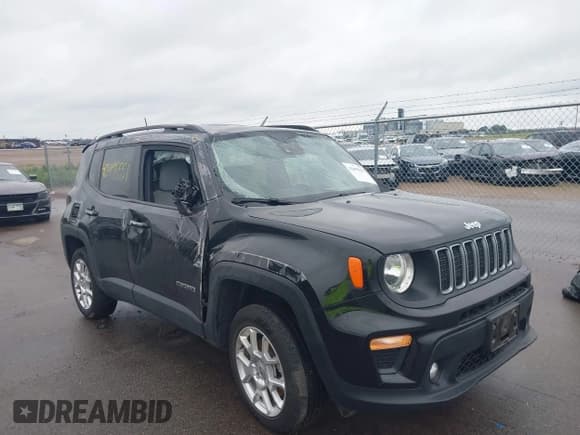 ✅ 2022 Jeep Renegade Latitude • VIN: ZACNJDB12NPN51934 • Lot: 42495551. Listed on IAAI with 15,262 mi. Free auction sales archive from the USA and detailed vehicle history report at DreamBid. Image 1.