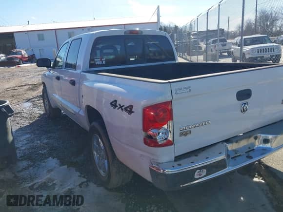 2005 Dodge Dakota Laramie with VIN 1D7HW58N35S189677, listed as a IAAI auction lot 41335613 with 159,501 mi miles and . Bid and sale history available at DreamBid. Image 3.