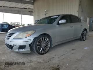 ✅ 2009 Hyundai Genesis • VIN: KMHGC46E39U021698 • Lot: 91401595. Listed on Copart with 177,425 mi. Free auction sales archive from the USA and detailed vehicle history report at DreamBid. Image 1.