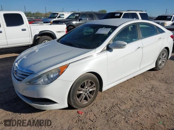 ✅ 2014 Hyundai Sonata GLS • VIN: 5NPEB4ACXEH843892 • Lot: 43553285. Wystawiony na IAAI z przebiegiem 153 150 mil. Bezpłatny archiwum sprzedaży aukcyjnych z USA i szczegółowy raport historii pojazdu na DreamBid. Zdjęcie 2.