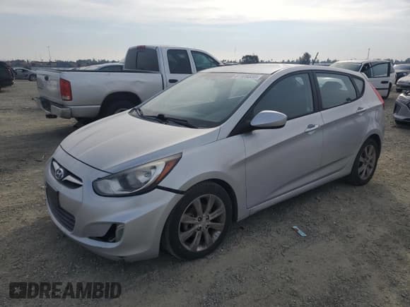 ✅ 2012 Hyundai Accent SE • VIN: KMHCU5AE6CU027141 • Lot: 87129335. Listed on Copart with 235,257 mi. Free auction sales archive from the USA and detailed vehicle history report at DreamBid. Image 1.