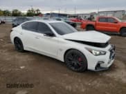 ✅ 2019 Infiniti Q50 Red Sport 400 • VIN: JN1FV7AR8KM830077 • Lot: 82475955. Listed on Copart with 62,191 mi. Free auction sales archive from the USA and detailed vehicle history report at DreamBid. Image 4.