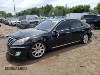 2011 Hyundai Equus Ultimate с VIN KMHGH4JF4BU029400, выставлен на аукционе Copart как лот 47484565 с пробегом 32 145 миль миль и Списание • Salvage title. История ставок и продаж доступна на DreamBid. Изображение 1.