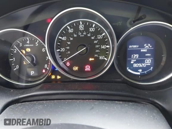 ✅ 2016 Mazda CX-5 Grand Touring • VIN: JM3KE4DY6G0873688 • Lot: 43565324. Wystawiony na IAAI z przebiegiem 80 920 mil. Bezpłatny archiwum sprzedaży aukcyjnych z USA i szczegółowy raport historii pojazdu na DreamBid. Zdjęcie 7.