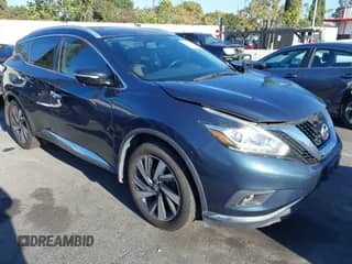 2015 Nissan Murano SL with VIN 5N1AZ2MG1FN205847, listed as a IAAI auction lot 43165922 with 173,645 mi miles and . Bid and sale history available at DreamBid. Image 1.