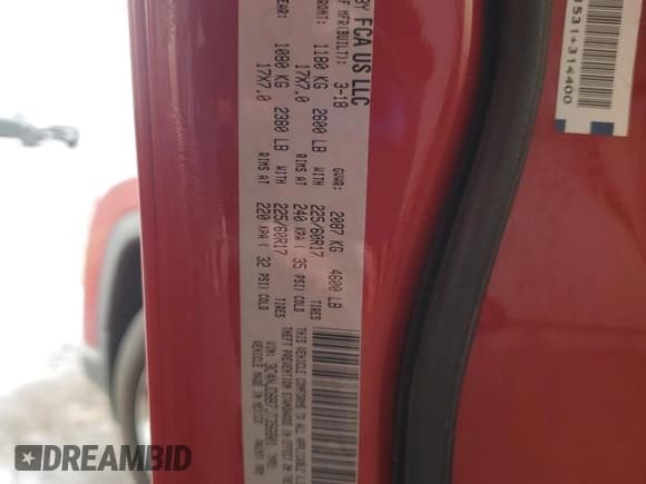 ✅ 2018 Jeep Compass Latitude • VIN: 3C4NJDBB7JT356801 • Lot: 93052315. Listed on Copart with 51,708 mi. Free auction sales archive from the USA and detailed vehicle history report at DreamBid. Image 13.