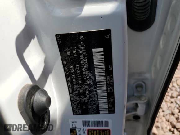 ✅ 2023 Toyota Highlander Hybrid LE • VIN: 5TDZARAH0PS519697 • Лот: 59560035. Опубликован ранее на Copart с пробегом 54 907 миль. Бесплатный доступ к архиву аукционных продаж из США и подробный отчёт об истории автомобиля на DreamBid. Изображение 13.