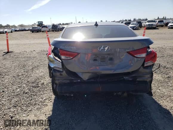 2012 Hyundai Elantra Limited with VIN 5NPDH4AE3CH090814, listed as a Copart auction lot 85835315 with 125,854 mi miles and Salvage title. Bid and sale history available at DreamBid. Image 6.