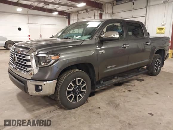 ✅ 2021 Toyota Tundra Limited • VIN: 5TFHY5F11MX988122 • Lot: 43110221. Listed on IAAI with 77,716 mi. Free auction sales archive from the USA and detailed vehicle history report at DreamBid. Image 2.