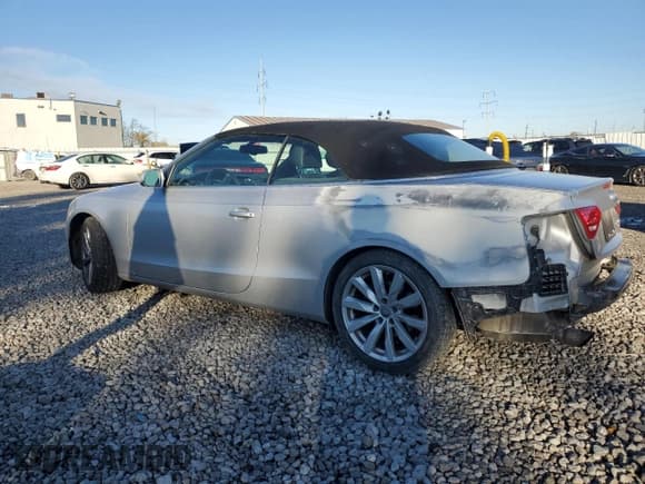 ✅ 2012 Audi A5 Premium Plus • VIN: WAULFAFH9CN009055 • Lot: 89478265. Listed on Copart with 109,158 mi. Free auction sales archive from the USA and detailed vehicle history report at DreamBid. Image 2.