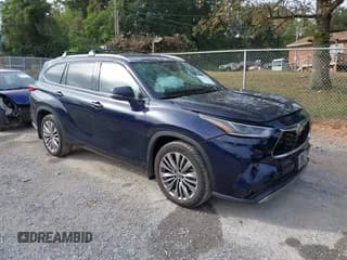 ✅ 2021 Toyota Highlander Platinum • VIN: 5TDFZRBH9MS073183 • Lot: 43233220. Listed on IAAI with 113,353 mi. Free auction sales archive from the USA and detailed vehicle history report at DreamBid. Image 1.